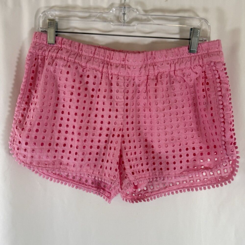 Lilly Pulitzer X Target Shorts Women's Small Pink Pocketless 3" Inseam Pull On